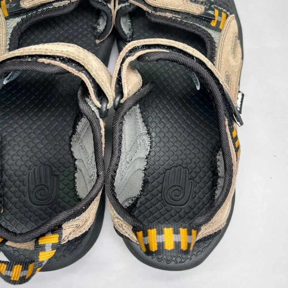 Teva XPD Spoiler II Sandals Men's Size 10 Tan Suede Outdoor Trail‎ Hiking Sport